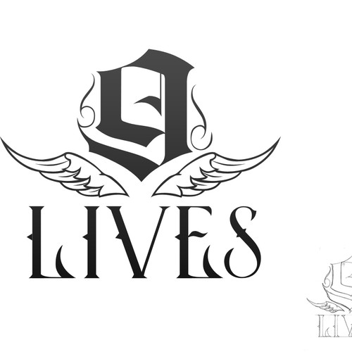 Design di 9 Lives Music Group Record Label LOGO di GraphZ