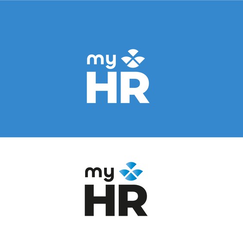 Create an awesome logo for myHR, the #1 HR Software in Luxembourg ! Design by M.I.Thomson