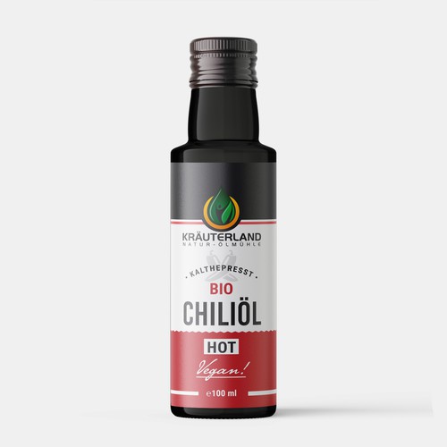 ChilliOil looking for a new label design - be part of an awesome brand Design by Krasi Miletieva