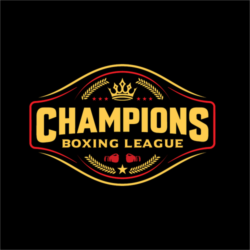 Champions boxing league logo, Logo design contest