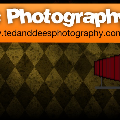 banner ad for Ted & Dees Photography Diseño de lukakatic