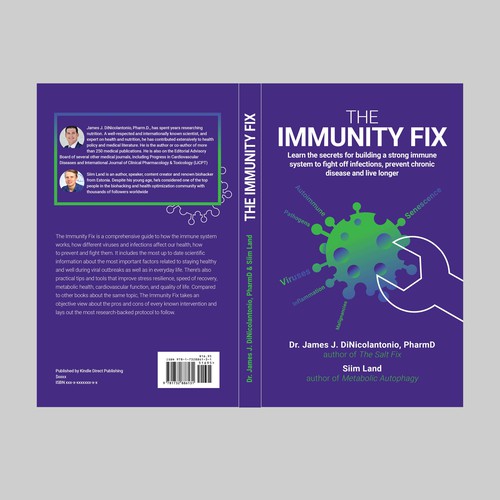 Health Immune System Book Design by Wolferstan