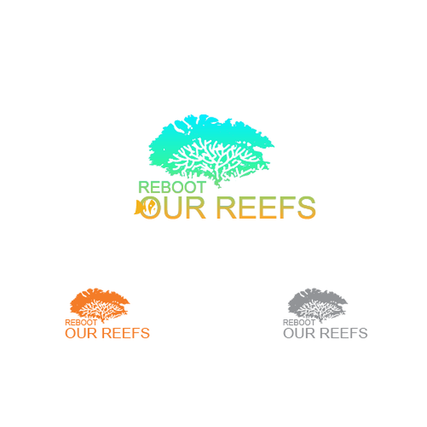 Logo for people working together to revive coral reefs