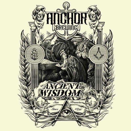 Fun project for America's oldest craft brewery, Anchor Brewing Co.! Diseño de fenkurniawan