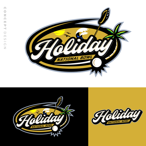 Holiday Bowl Logo Design by Grace's_Secret
