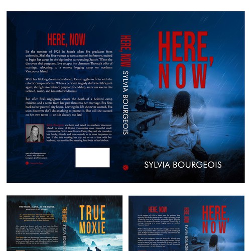 Book cover design for historical fiction novel set in British Columbia Design by Along99