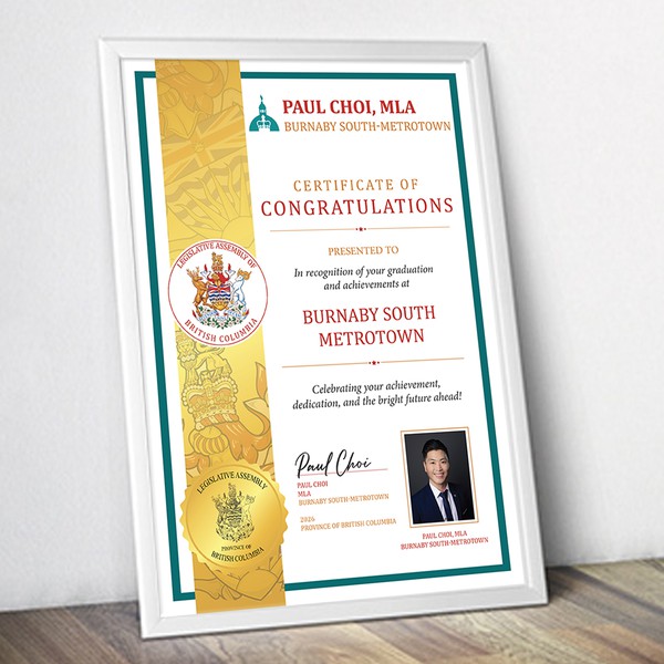 Modern Certificate