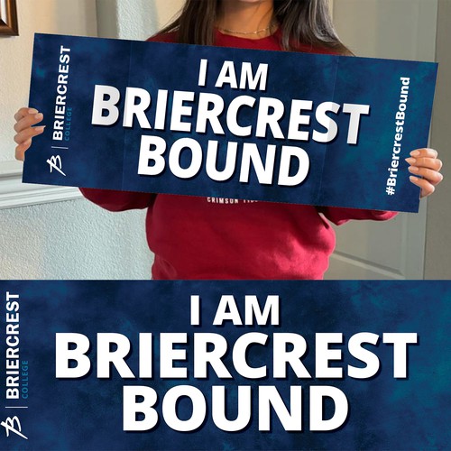 College Acceptance Sign Design by SoftSkills