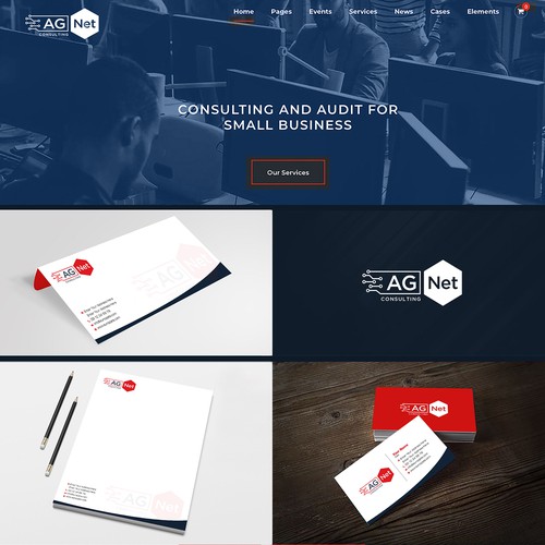 Logo & brand identity pack contest entry by aghouri
