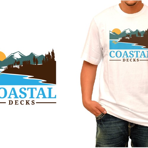 Create an elegant yet playful and clever logo for Coastal Decks!!! Design by Muchsin41