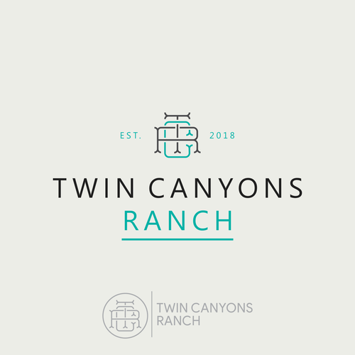 Twin Canyons Ranch Brand | Logo design contest