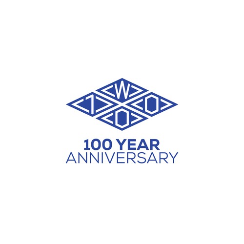 Centennial Anniversary Logo Design by Shkava