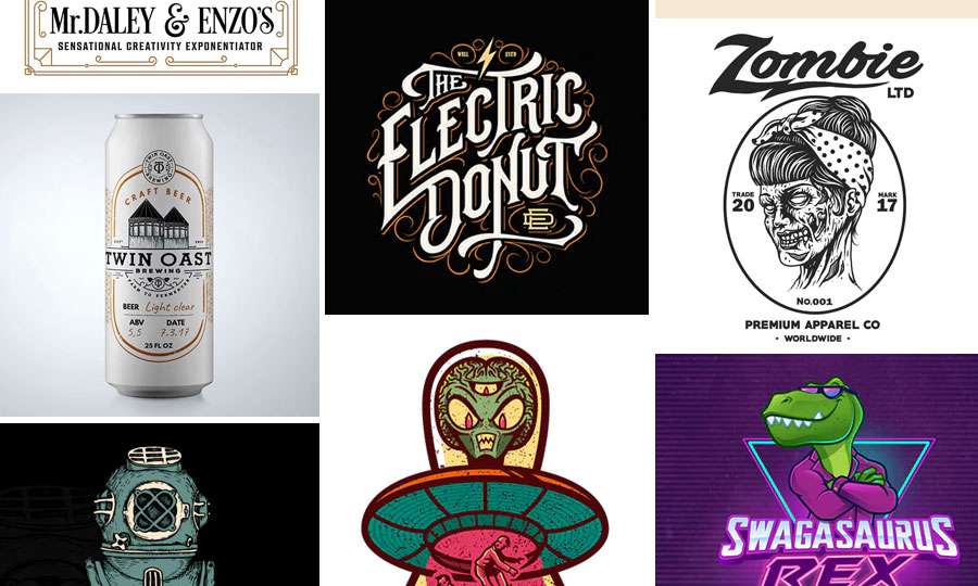 September Top 9 at 99 | Vintage & retro design - 99designs