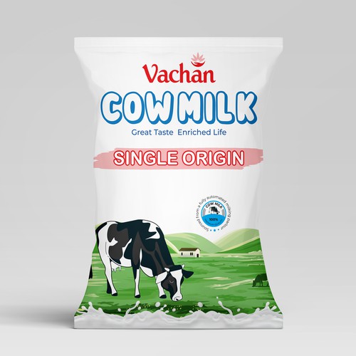 Vachan Cow Milk Design by Mamun's_Creation