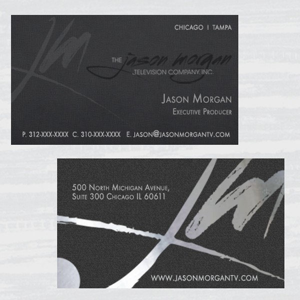 Stationery for The Jason Morgan Television Company, Inc.
