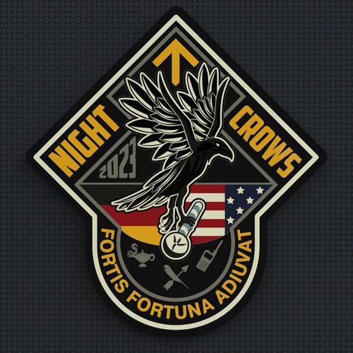 NIGHT CROWS - Military Special Operations Unit Logo design contest - GER/US Design by Sasha Løft