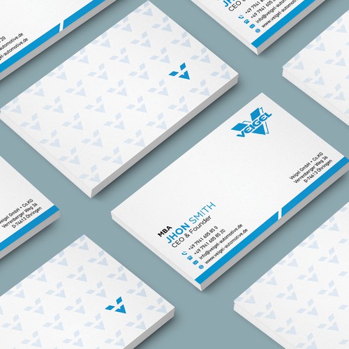 Veigel Automotive Business Cards Wettbewerb In Der Kategorie Visitenkarte 99designs