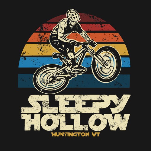 Mountain Bike Trail T Shirt Design Design von stevenmink