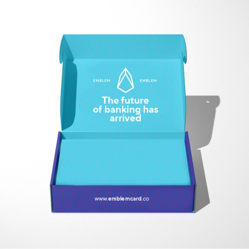 Mailer box for a neobank debit card Design by KVA