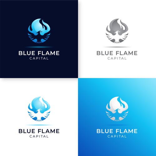 We need a Blue Flame Logo worthy of classic car hood status...but not...really. Design by CreativeJAC