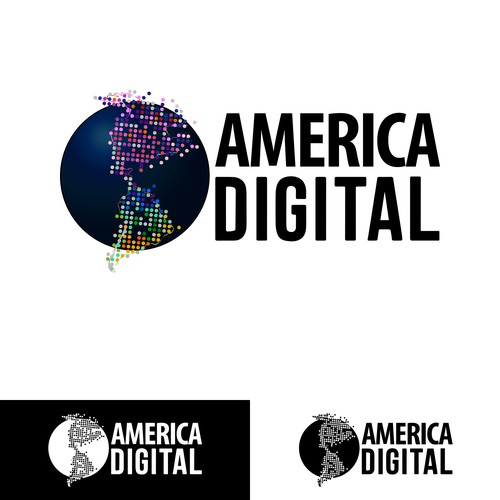 Renueva y mejora el logo de america digital | Logo design contest |  99designs
