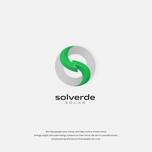 Clean logo for solar company Design by Bayudaswara
