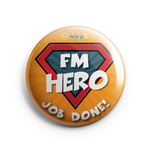 Design a pin badge for the service team!! Design by bor6es