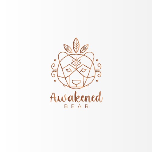 Awakened Bear's wake up the world supercharged logo! Design by EnricoMalatesta