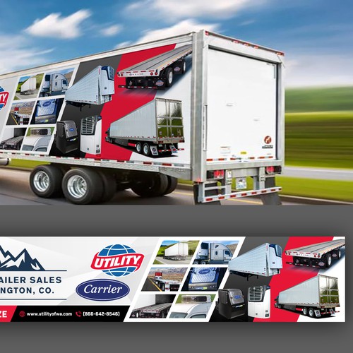 Refrigerated Semi Trailer Wrap! Design by icon89GraPhicDeSign