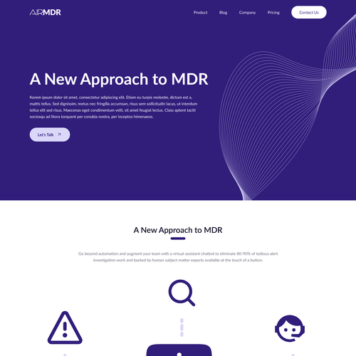 Bold Elegant Tech Website Homepage Design by MangcodingStudio
