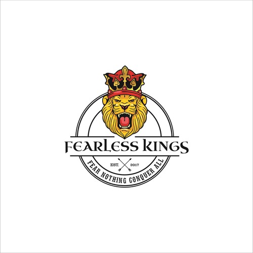 Logo for fearless kings clothing brand. Logo design contest