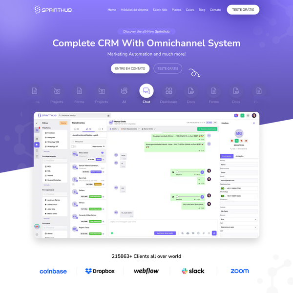 Design by Design illusion titled "Wordpress Template for CRM All-in-One"