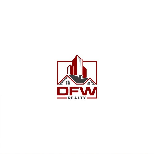 Real Estate Brokerage Logo for DFW Realty (DFW - Dallas-Fort Worth, TX) Design by wali99