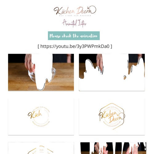 Feminine & Fun Animated YouTube Baking Intro Wanted Design by Prithwish_Design™