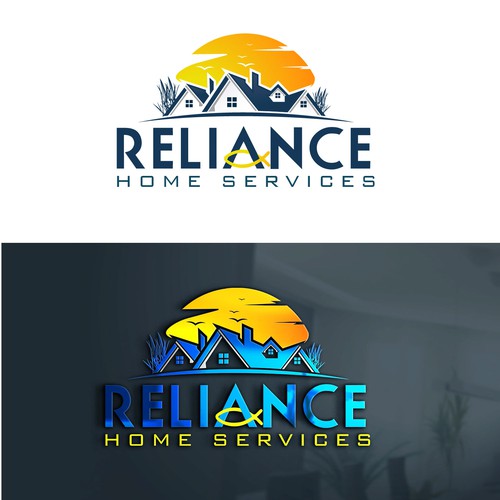 Logo for Reliable and Trustworthy Home Services Company Located on the Beach Design by NOSHA bizsol