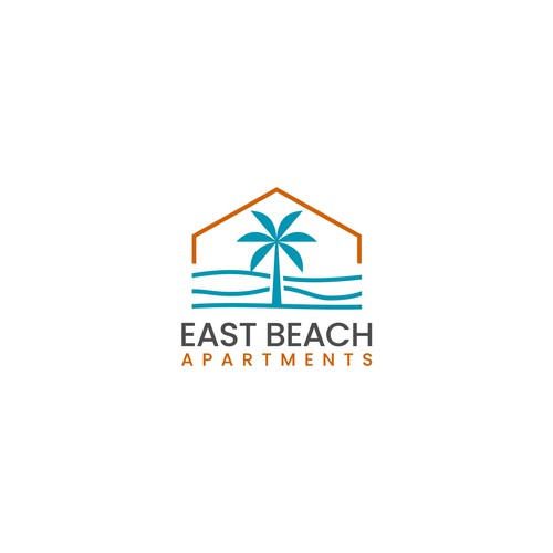 RETRO / Mid-Century - BEACHY APARTMENT LOGO - WE ALWAYS PICK A WINNER! Design by FransiskaSari