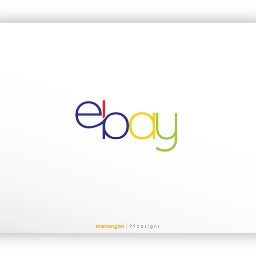 99designs community challenge: re-design eBay's lame new logo! Design by menangan