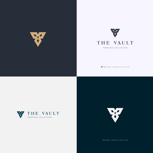The Vault | Timepiece Collection Logo Contest Design by Leka Waves