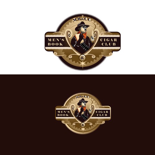 Help Men's Book and Cigar Club with a new logo デザイン by C1k