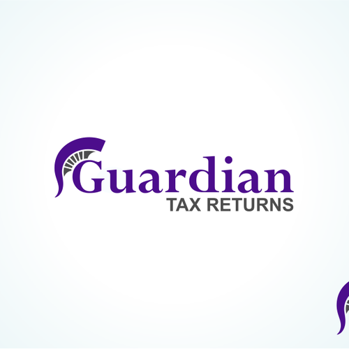 logo for Guardian Tax Returns デザイン by zeweny4design