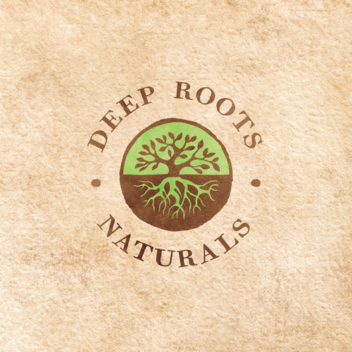 Develop a logo for Deep Roots Naturals Inspired by an Ancient Tree ...