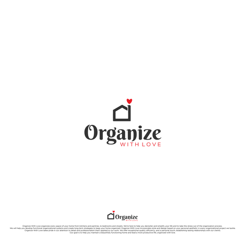 Logo design for professional organizing company Design by ColibryDsign