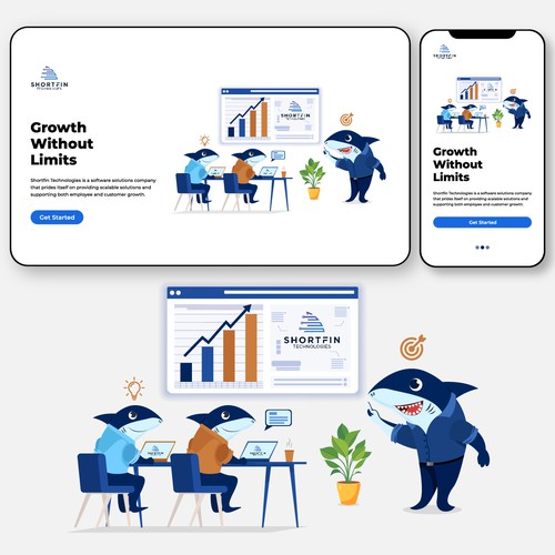 We need website illustrations for our software solutions company Design by Loominarius Ars