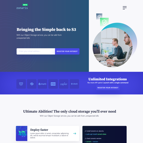 Landing Page contest entry