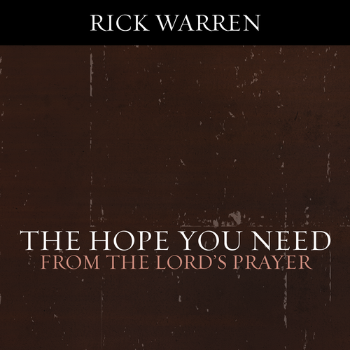 Design Rick Warren's New Book Cover Diseño de spdvintage