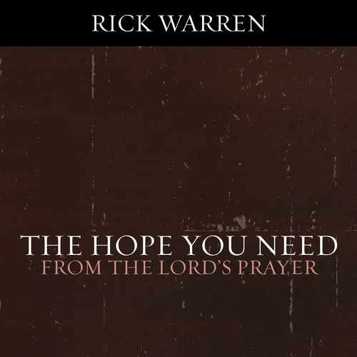 Design Rick Warren's New Book Cover Design by spdvintage