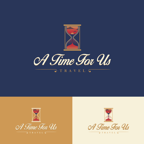 Need a vibrant travel logo depicting time Design by Dona B