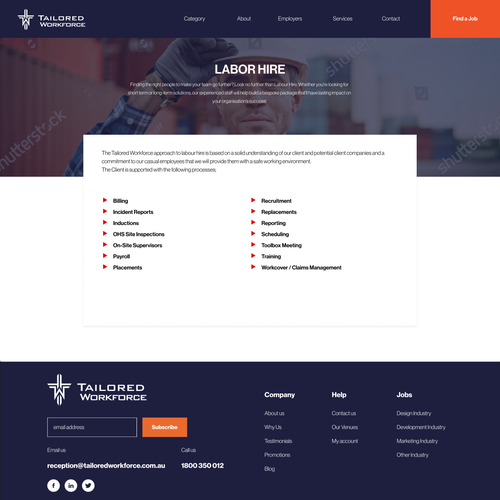 Job Recruitment Website Design by Regar Aldo