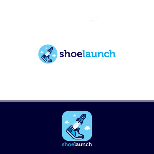 **FLAT VECTOR SHOE LOGO FOR AWESOME SOFTWARE** Design by ilustrado™