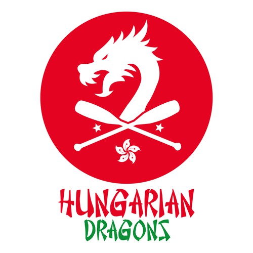 Logo design for the 'Hungarian Dragons' dragon boat team in Hong Kong ...